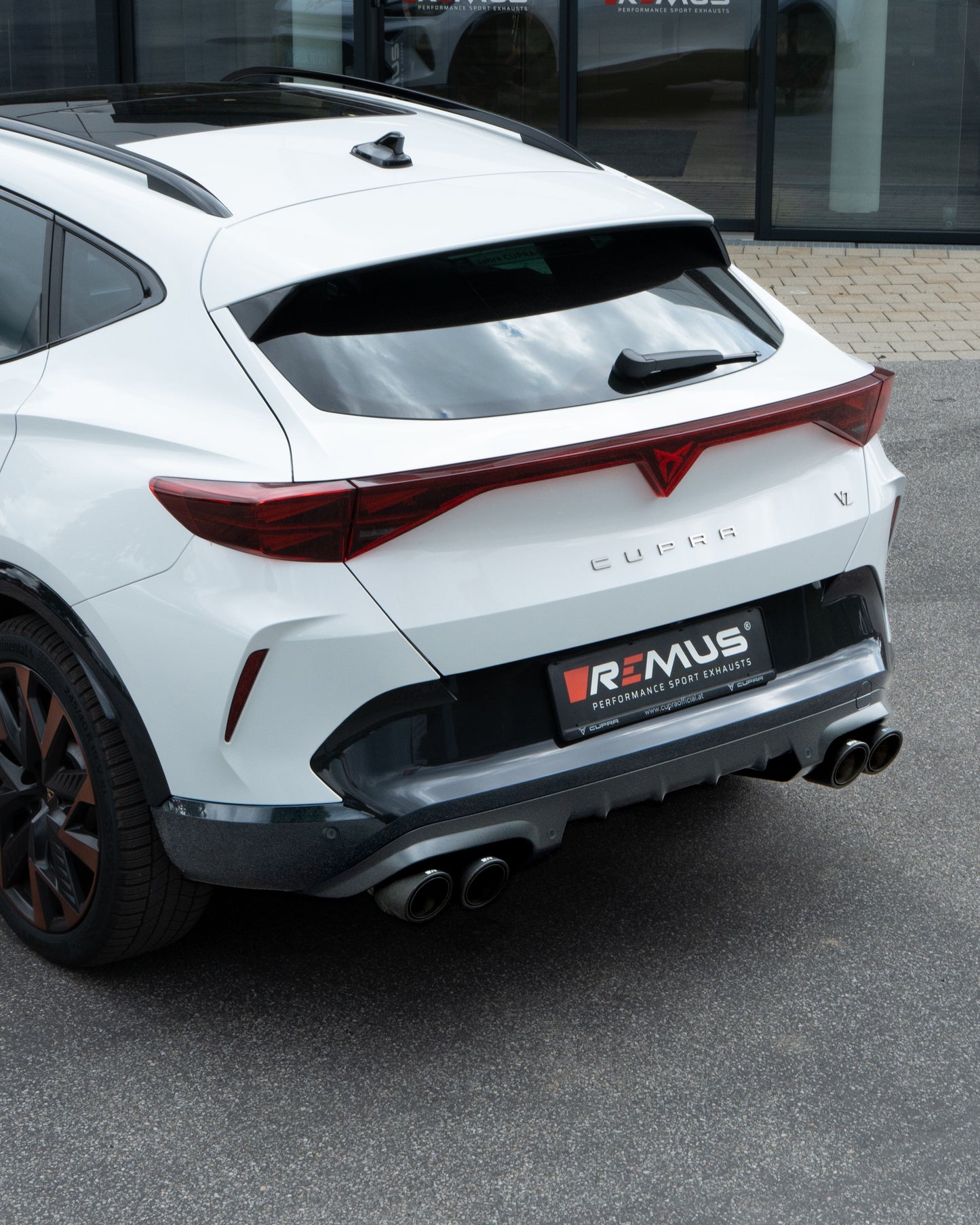 GPF-Back Exhaust System for Cupra Formentor KM VZ Rear Silencer | 4x 102mm Chrome Straight Cut Tips