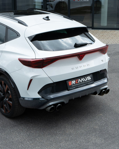 GPF-Back Exhaust System for Cupra Formentor KM VZ Rear Silencer | 4x 102mm Chrome Straight Cut Tips