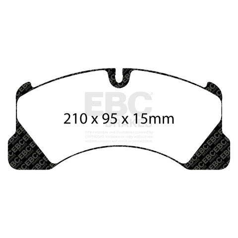 EBC Bluestuff NDX Trackday Brake Pad Set (DP51835NDX) Image 2