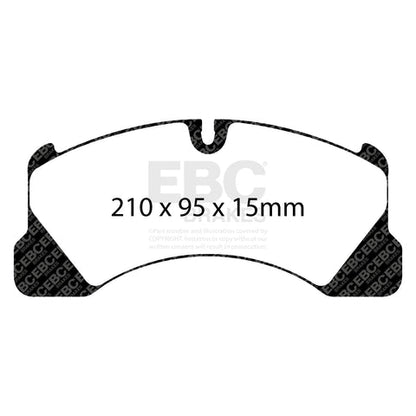 EBC Bluestuff NDX Trackday Brake Pad Set (DP51835NDX) Image 2