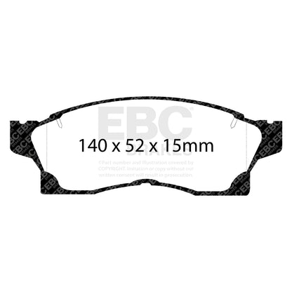 EBC Brakes Pad and Disc Full vehicle Kit (PD40K1867) Image 2