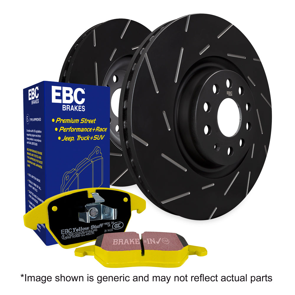 EBC Brakes Pad and Disc Kit (PD08KF489) Image 1