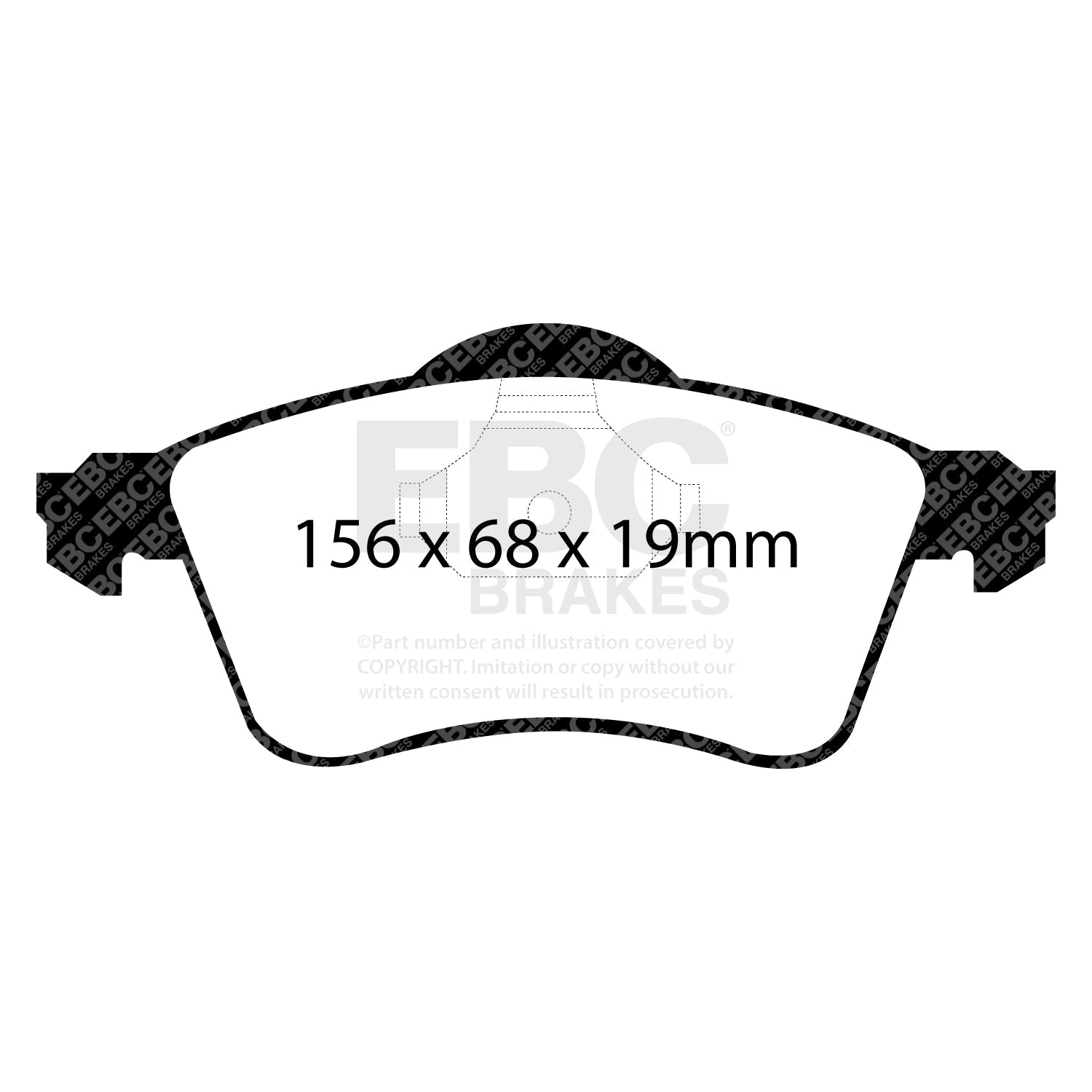 EBC Brakes Pad and Disc Full vehicle Kit (PD40K1902) Image 3