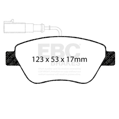 EBC Brakes Pad and Disc Full vehicle Kit (PD40K694)