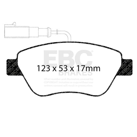 EBC Brakes Pad and Disc Full vehicle Kit (PD40K082) Image 1