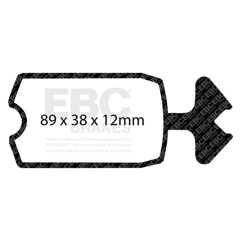 EBC Brakes Pad and Disc Kit (PDKF414)