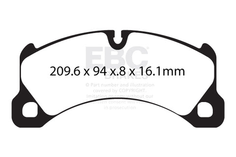 EBC Brakes Pad and Disc Kit (PD08KF432) Image 4