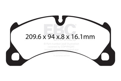 EBC Brakes Pad and Disc Kit (PD08KF432)