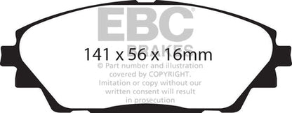 EBC Brakes Pad and Disc Kit (PDKF1126) Image 3