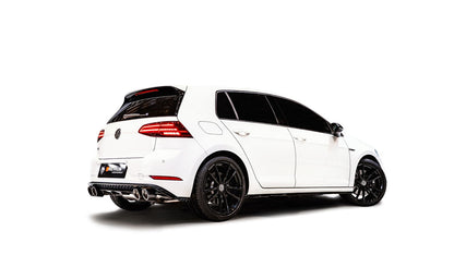 GPF Back System for the Golf VII R 4motion 4x 98mm Street Race Black Chrome Tips
