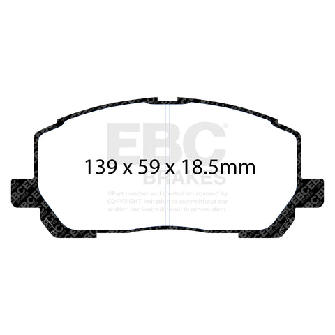 EBC Brakes Pad  and  Disc Kit (PD01KF1815) Image 1