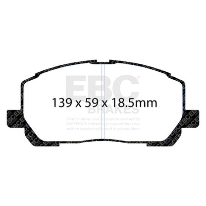 EBC Brakes Pad  and  Disc Kit (PD01KF1815) Image 1