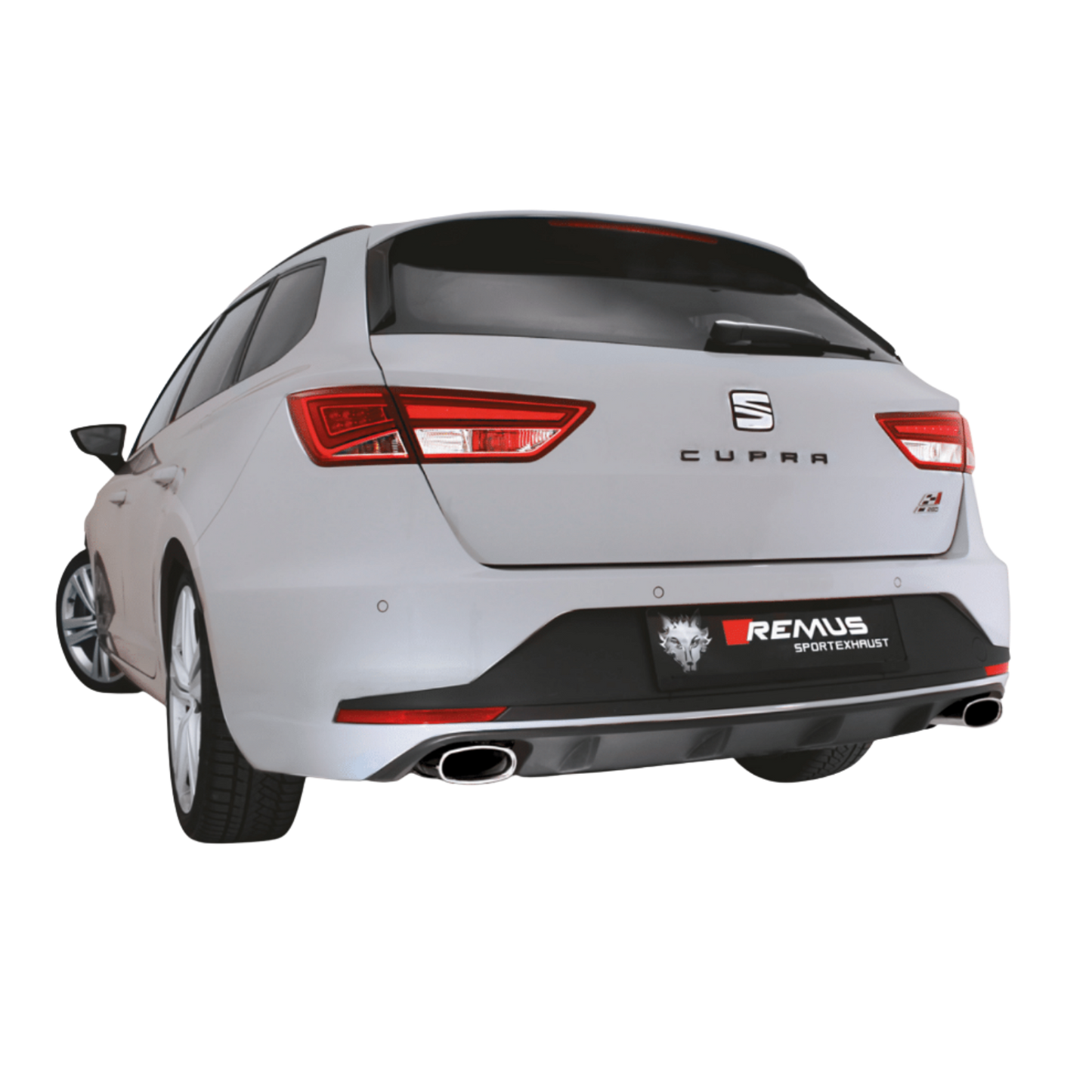 Sport Exhaust System for SEAT Leon 5F 3 (2014) Resonated + Silencer (956017 1500)
