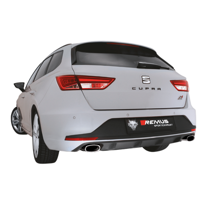 Sport Exhaust System for SEAT Leon 5F 3 (2014) Resonated + Silencer (956017 1500)