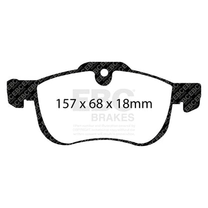 EBC Ultimax OE Replacement Brake Pad Set (DP1219) Image 3