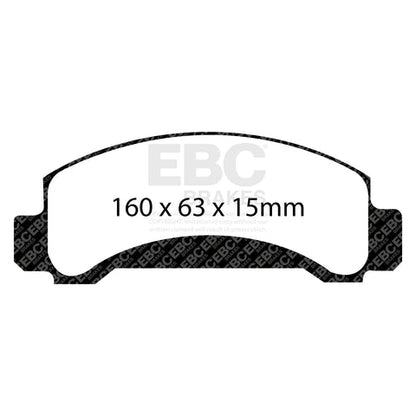 EBC Greenstuff 6000 Series Truck and SUV Brake Pad Set (DP61085) Image 1