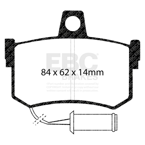 EBC Brakes Pad and Disc Full vehicle Kit (PD40K876) Image 2