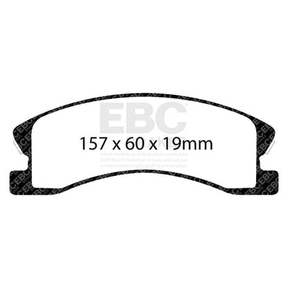 EBC Greenstuff 6000 Series Truck and SUV Brake Pad Set (DP61664) Image 2