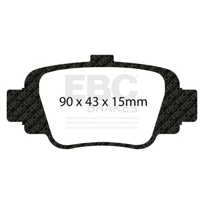 EBC Brakes Pad and Disc Kit (PDKR657) Image 3