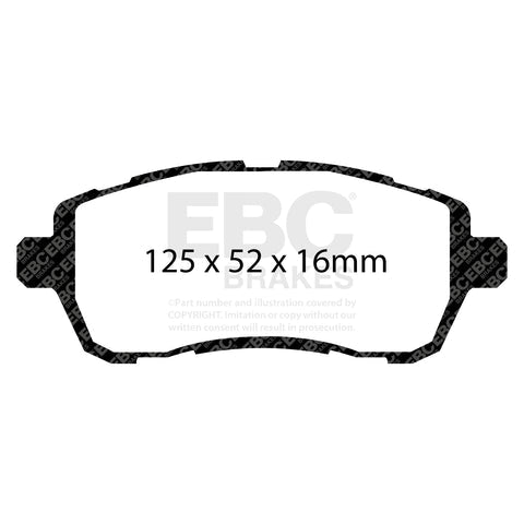 EBC Brakes Pad and Disc Kit (PD11KF1201) Image 4