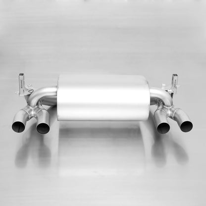 Exhaust System for BMW F80/F82 (Limo & Coupe incl. LCI) Resonated | 4x 98mm Street Race Chrome Tips