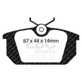 EBC Brakes Pad and Disc Kit (PDKR007) Image 1