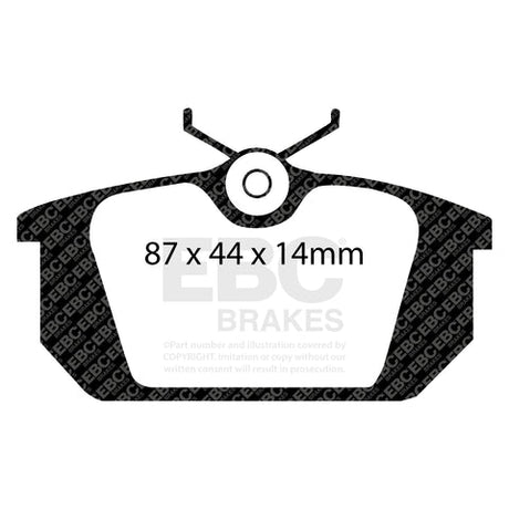 EBC Brakes Pad and Disc Kit (PDKR007) Image 1