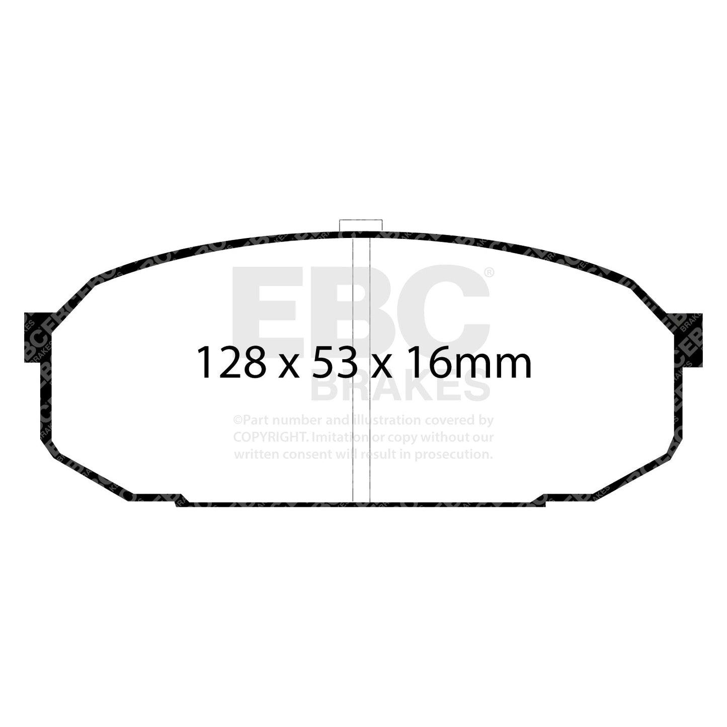 EBC Brakes Pad and Disc Full vehicle Kit (PD40K1119) Image 4