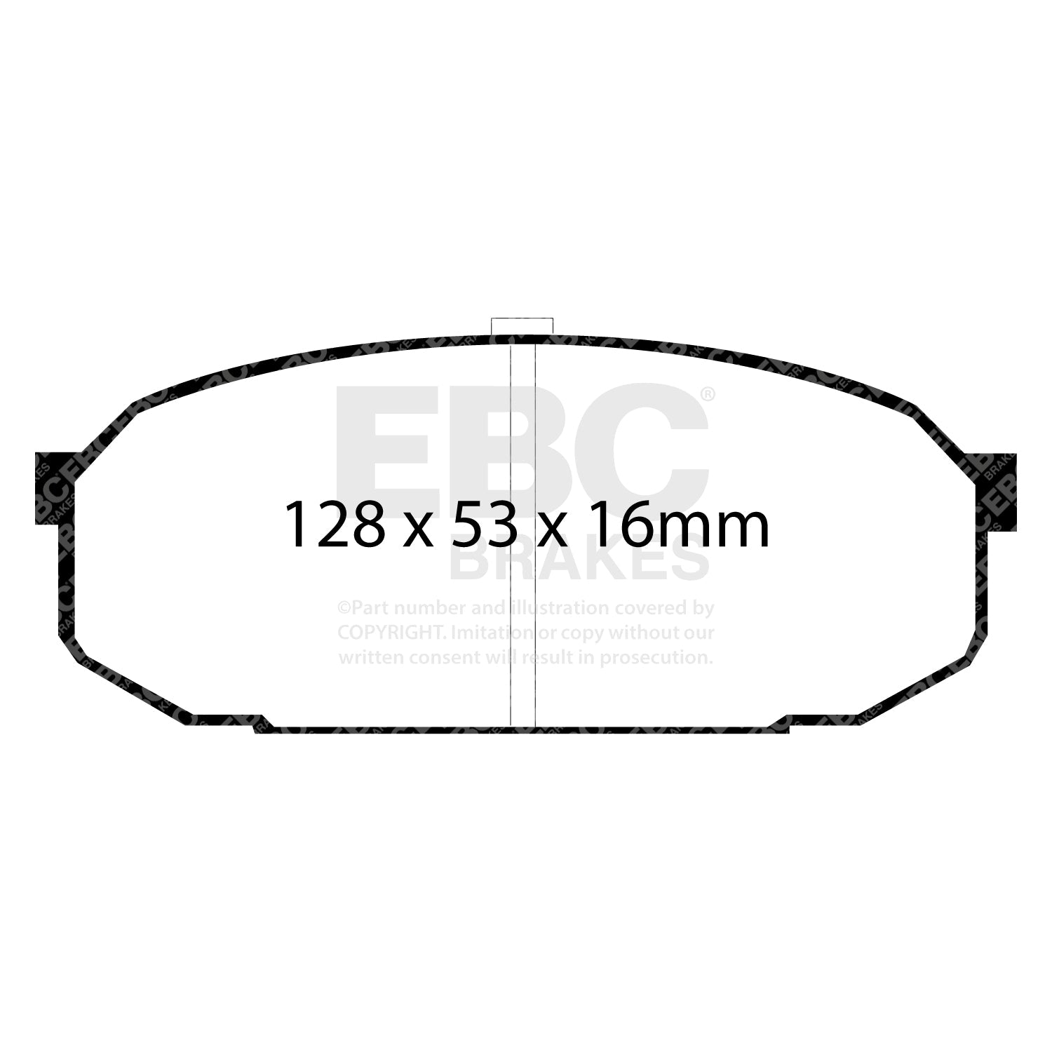 EBC Brakes Pad and Disc Full vehicle Kit (PD40K1119) Image 4