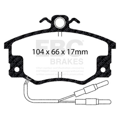 EBC Brakes Pad and Disc Kit (PDKF1036)
