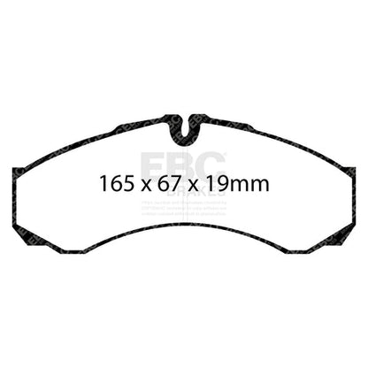 EBC Ultimax OE Replacement Brake Pad Set (DP1294) Image 2