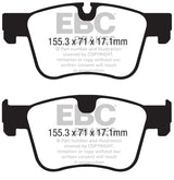 EBC Brakes Pad and Disc Kit (PD03KF1554) Image 3