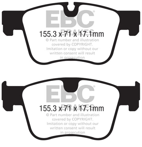 EBC Brakes Pad and Disc Kit (PD08KF698) Image 1