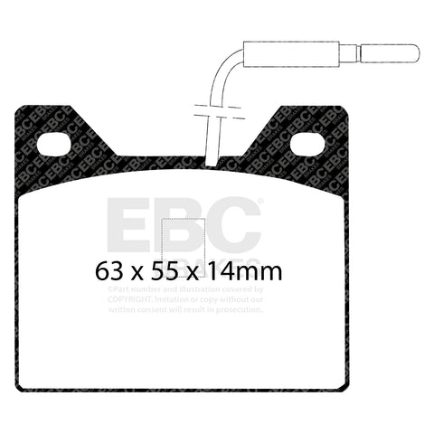 EBC Brakes Pad and Disc Kit (PDKR723) Image 1
