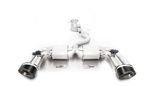 Remus GPF-Back Exhaust RS3 8V | Non-Resonated Racing, 4x 84mm Chrome