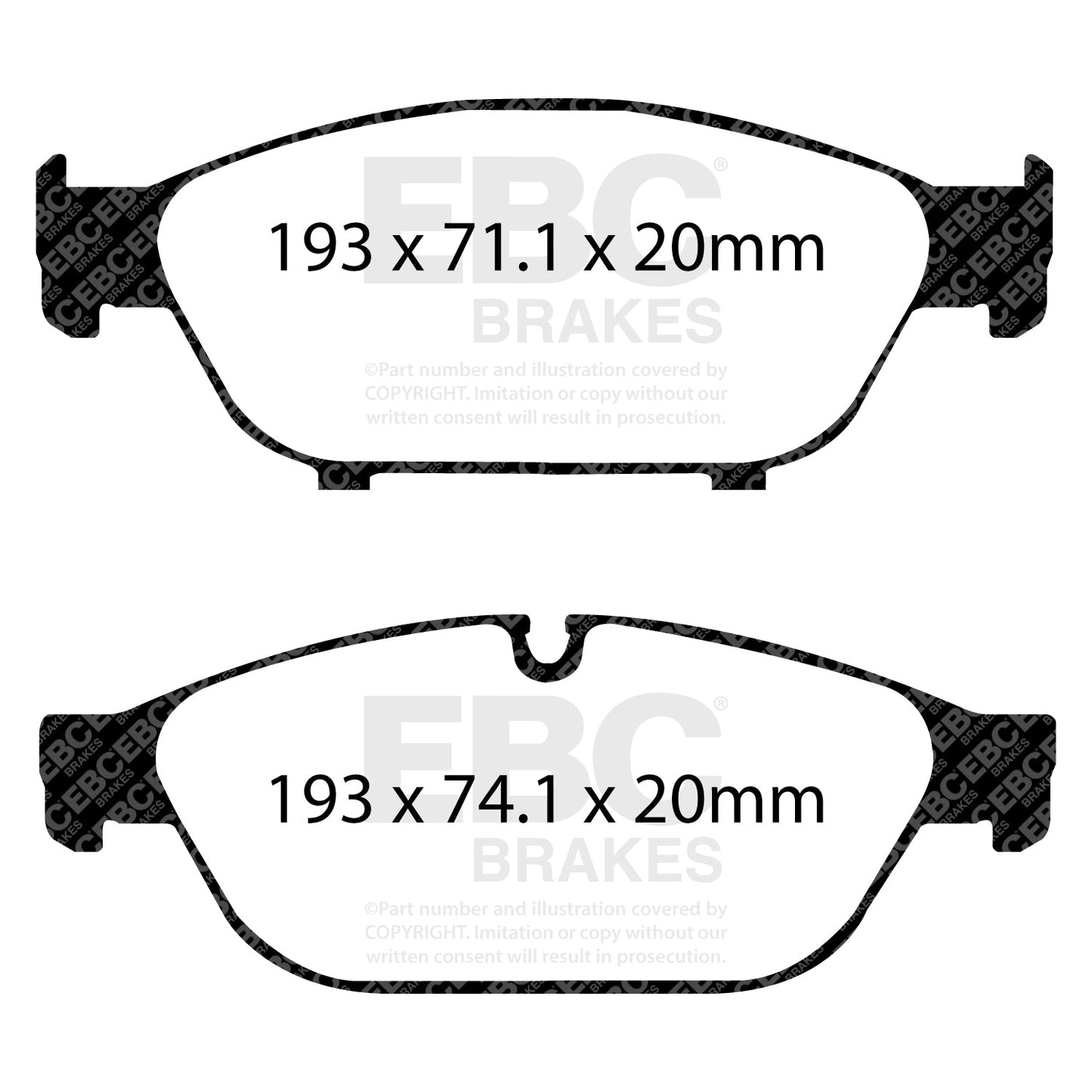 EBC Brakes Pad and Disc Kit (PDKF2318) Image 1