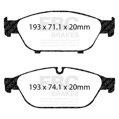 EBC Brakes Pad and Disc Kit (PDKF2318) Image 1