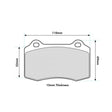 PBS Seat Leon (1M1) 1.9 TDi Syncro Pad 8003 - FD Racing