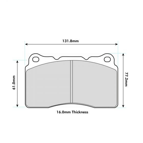 PBS Tesla MODEL S Front Pads 8017