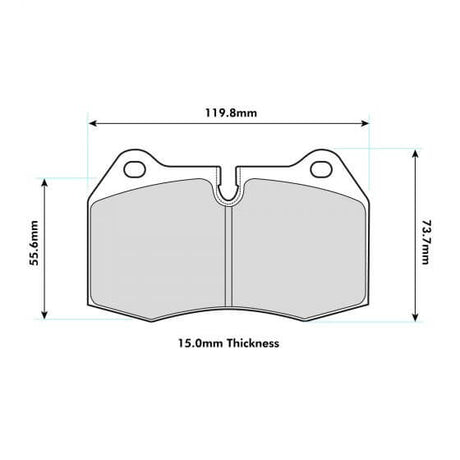 PBS Mini with Brembo Front Performance Brake Pads 8071 - FD Racing