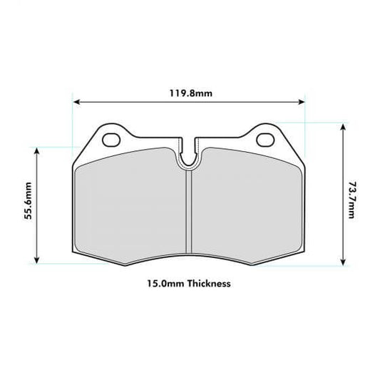 PBS Mini with Brembo Front Performance Brake Pads 8071