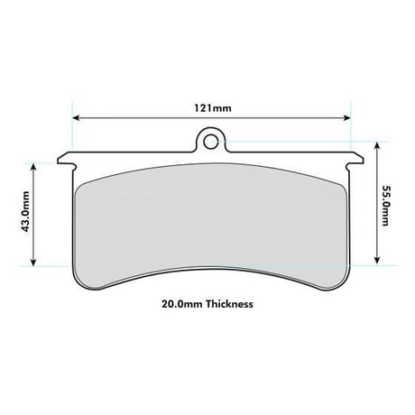 PBS Willwood Pads To Fit Wilwood Superlite 4 & 6 Piston Calipers 8073 - FD Racing