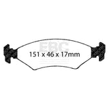 EBC Brakes Pad and Disc Kit (PDKF695) Image 2