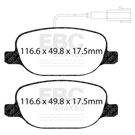 EBC Brakes Pad and Disc Kit (PDKR029) Image 1