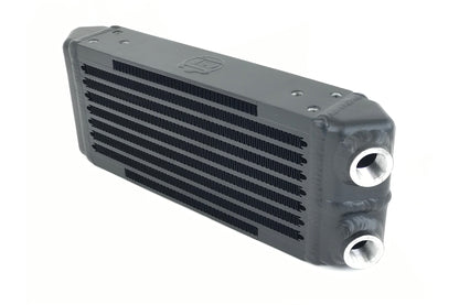 CSF Compact Dual-Pass Oil Cooler (Universal), M22 x 1.5 Fittings, 13 x 4.75 in