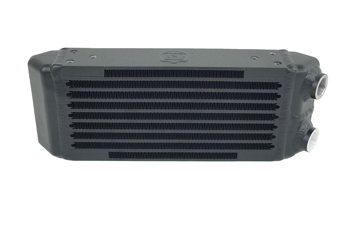 CSF Compact Dual-Pass Oil Cooler (Universal), M22 x 1.5 Fittings, 13 x 4.75 in - image 3