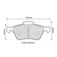 PBS Mini R52 Front Performance Brake Pads 8138 - FD Racing