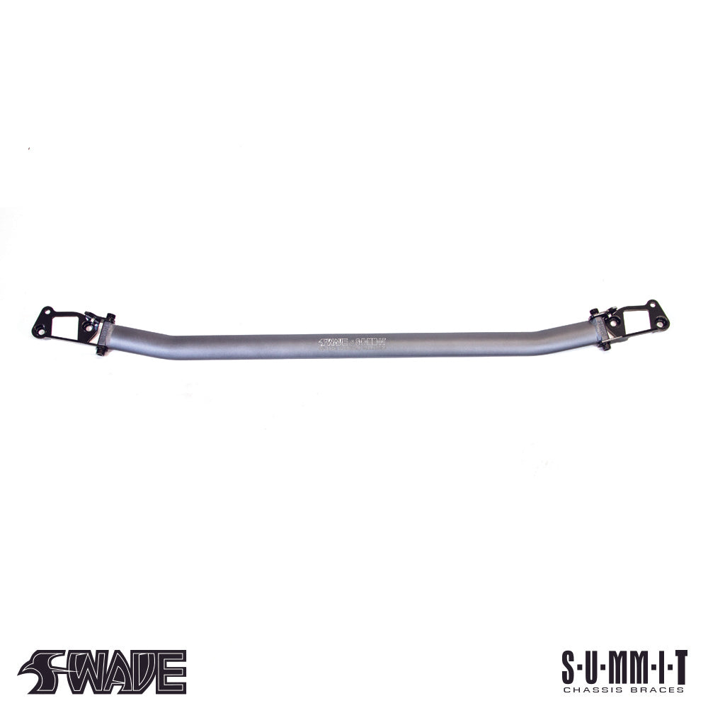 SUMMIT &amp; Swave Graphite Grey Front Upper Strut Brace for Toyota Yaris GR Image 1