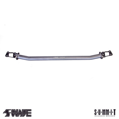 SUMMIT &amp; Swave Graphite Grey Front Upper Strut Brace for Toyota Yaris GR Image 1