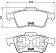 PBS Renault Megane II RS 225 Rear ProTrack with Teves Performance Brake Pads 8152PT - FD Racing
